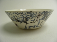 Moomin Bowl Snow Horse