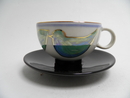 Paratiisi Coffee Cup and Saucer Zeebra