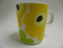 Unikko Mug yellow Marimekko