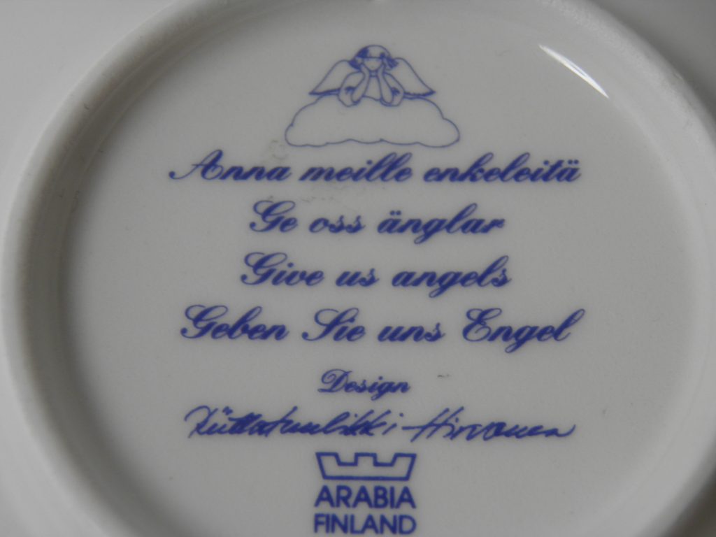 Anna meille enkeleitä seinälautanen Arabia - Image 3