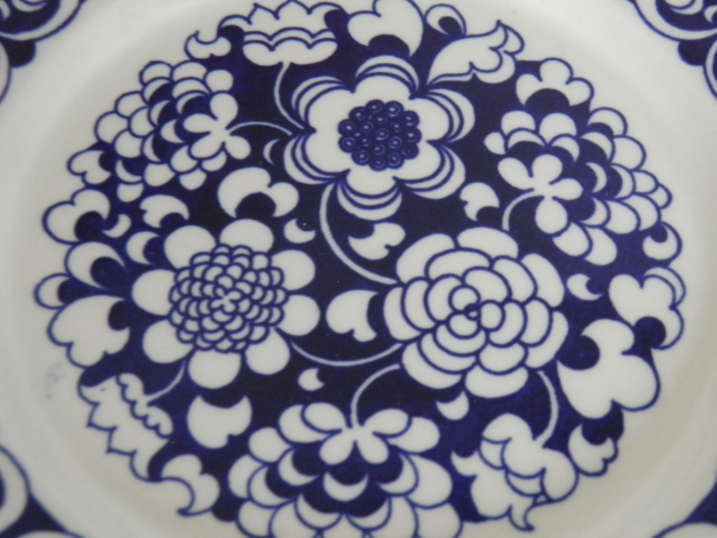 Gardenia sininen salaattilautanen MYYTY - Image 2
