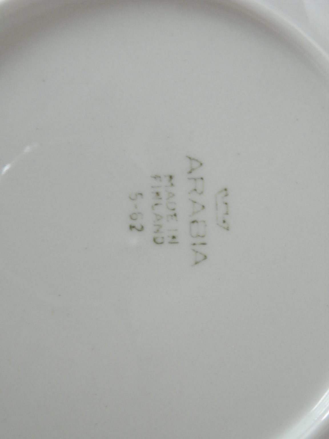 Arabian vanha kakkulautanen MYYTY - Image 3