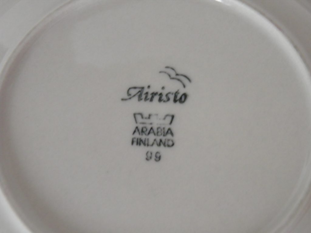 Airisto kakkulautanen Arabia MYYTY - Image 3