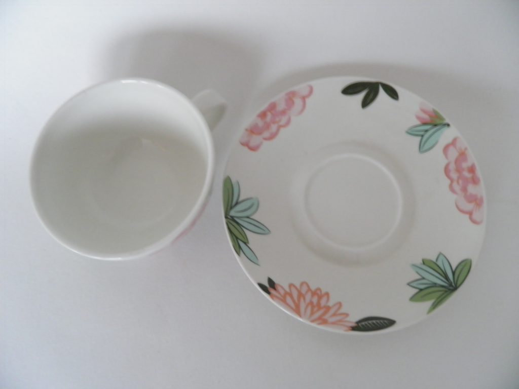 China tea Teekuppi ja aluslautanen Arabia MYYTY - Image 2