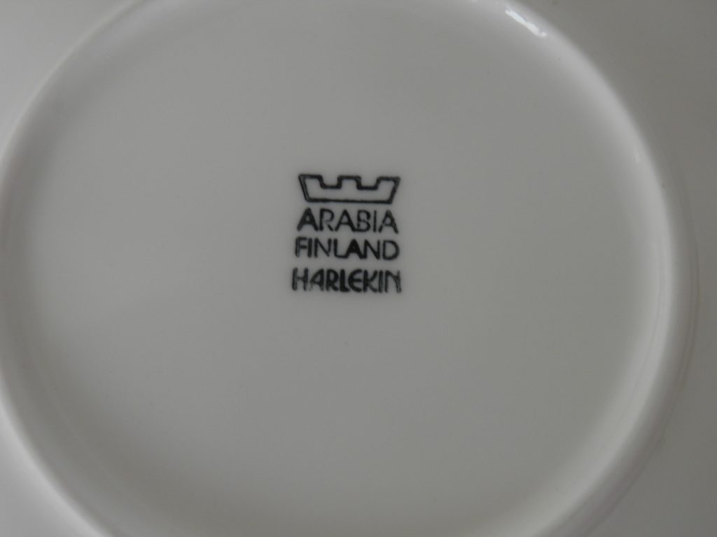 Harlekin Turkoosi leivoslautanen MYYTY Retronomi verkkokauppa