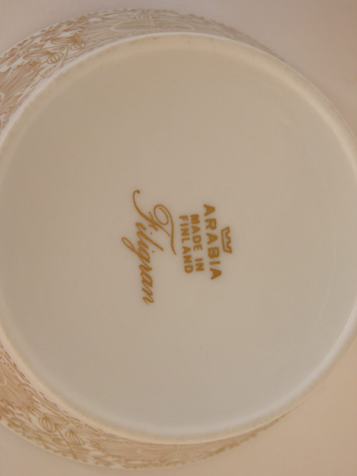 Filigran sokerikko Arabia MYYTY - Image 4