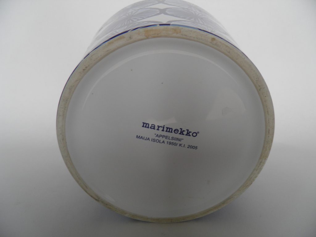Appelsiini ruukku sininen Marimekko MYYTY - Image 2