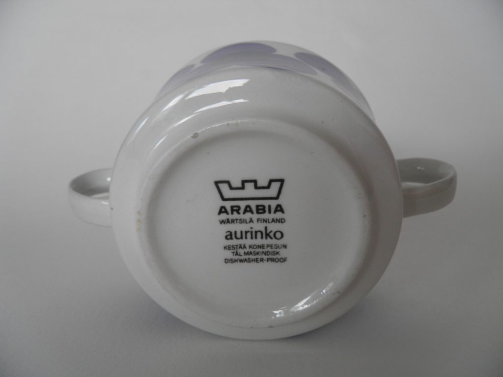 Aurinko sokerikko ja kermakko sininen Arabia MYYTY - Image 5