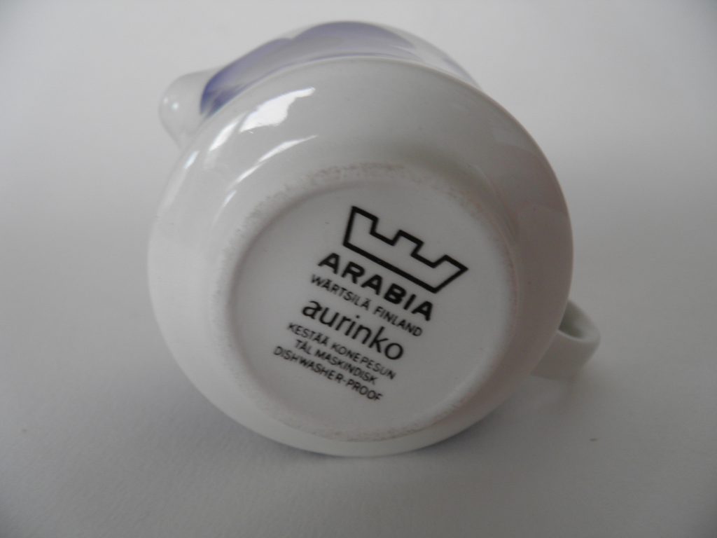 Aurinko sokerikko ja kermakko sininen Arabia MYYTY - Image 8