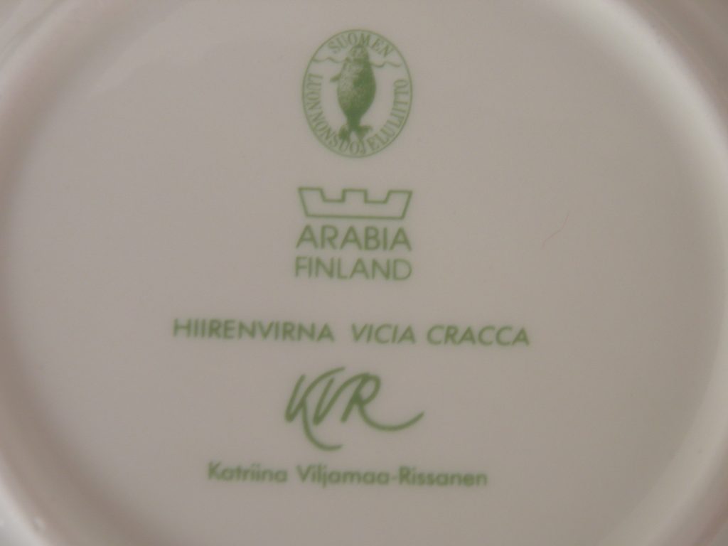 Hiirenvirna kahvikuppi ja 2 lautasta Arabia - Image 8