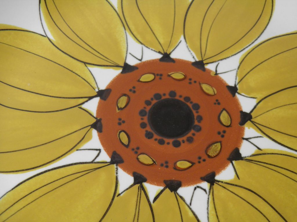Aurinkoruusu lautanen suuri HLA MYYTY - Image 2