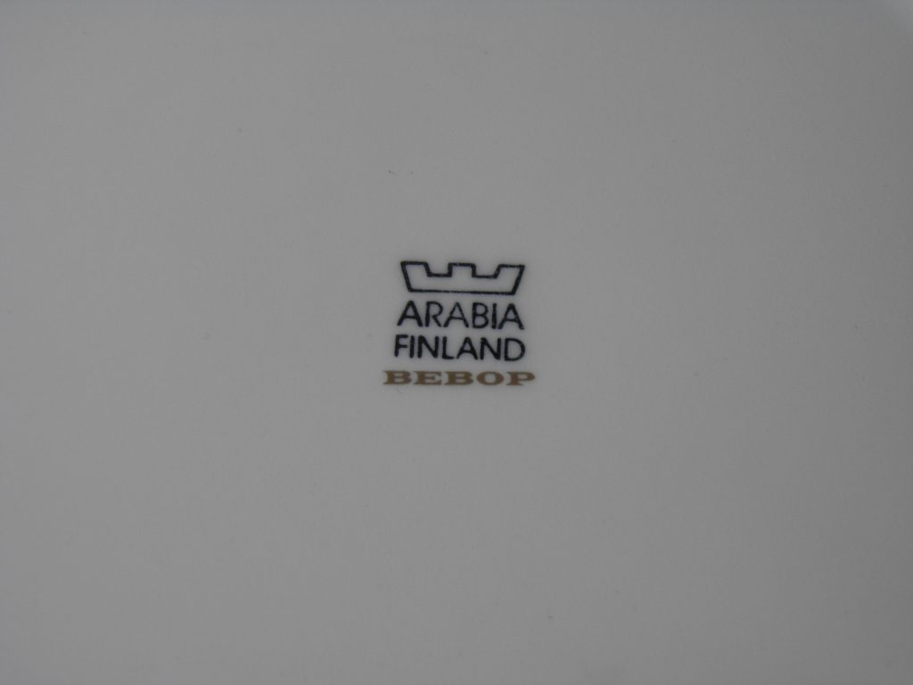 Bebop lautanen 25,5 cm Arabia MYYTY - Image 3