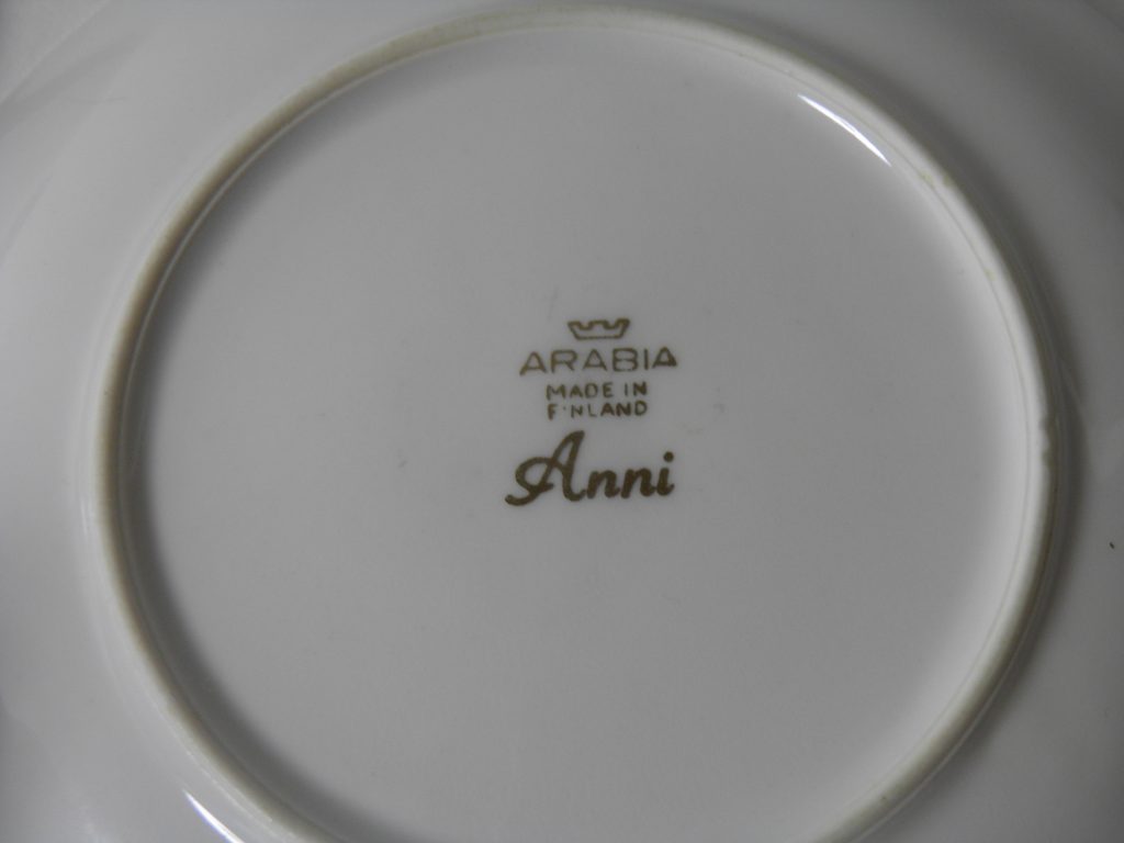 Anni kahvikuppi ja 2 lautasta MYYTY - Image 6