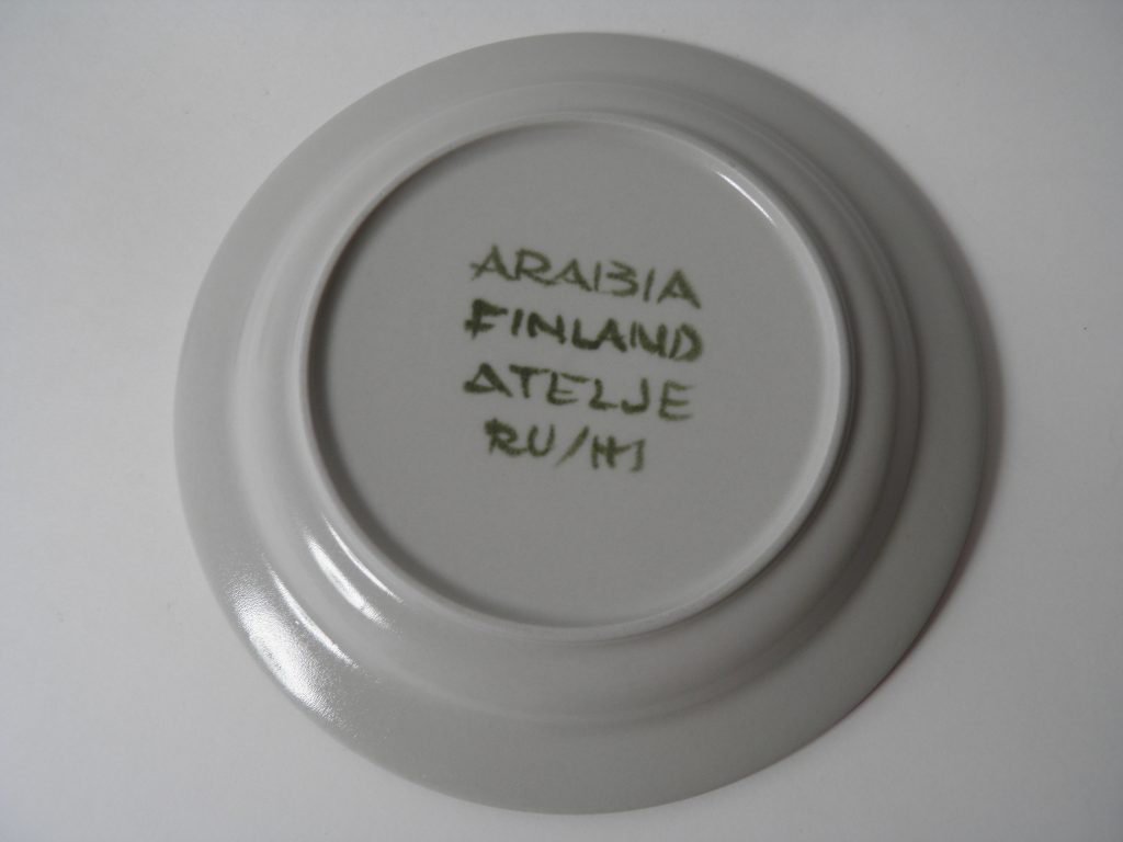 Arabia Ateljé leivoslautanen MYYTY - Image 2