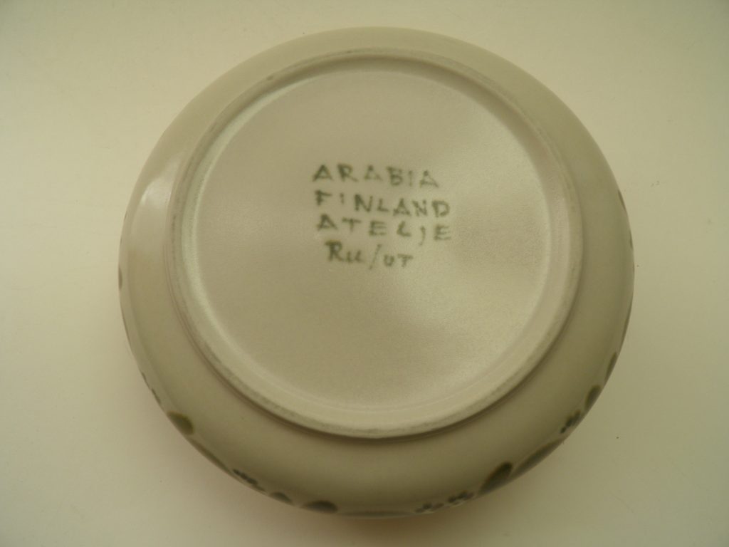 Arabia ateljé tarjoilukulho MYYTY - Image 3