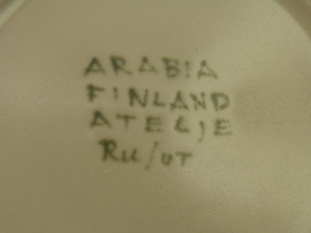 Arabia ateljé tarjoilukulho MYYTY - Image 4