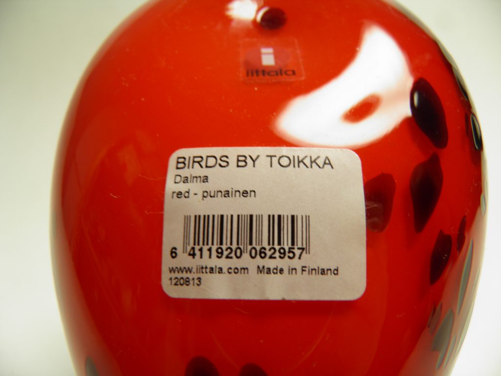 Dalma punainen Oiva Toikka MYYTY - Image 7