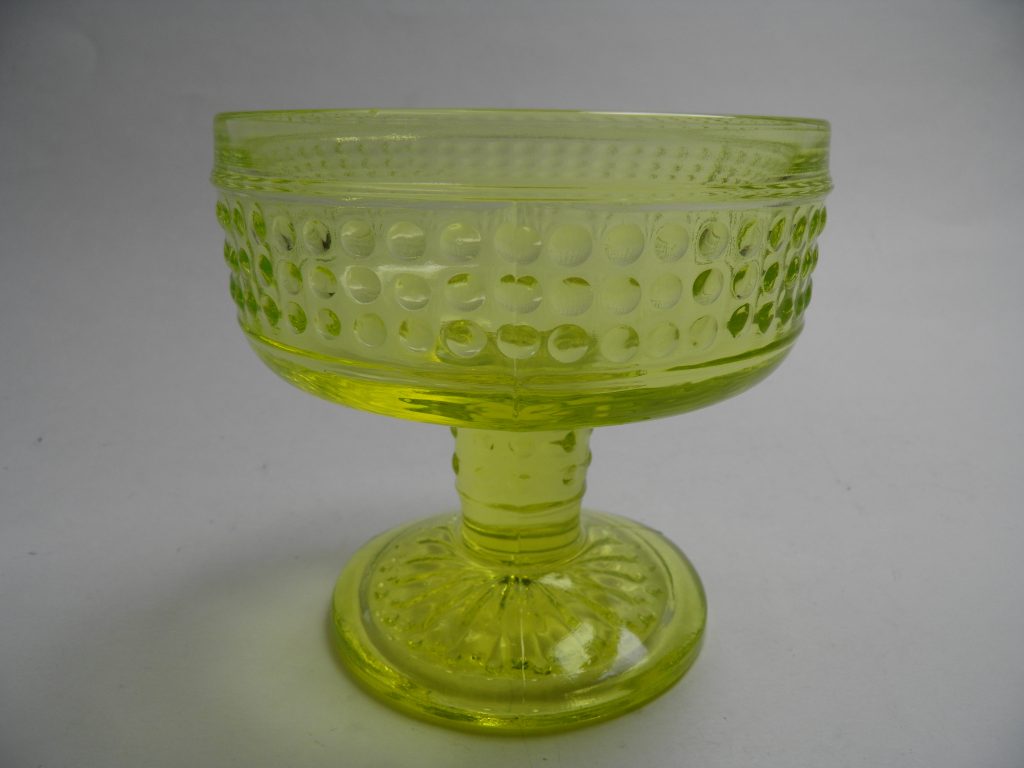 Baroque serving bowl yellow