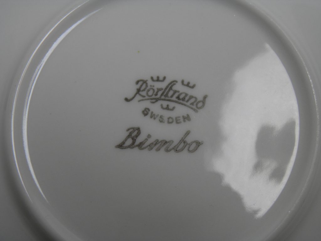 Bimbo kahvikuppi ja aluslautanen Rörstrand MYYTY - Image 5