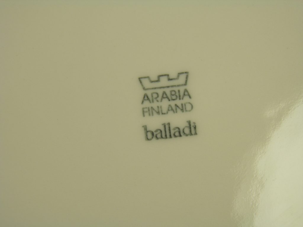 Balladi matala ruokalautanen Arabia MYYTY - Image 3