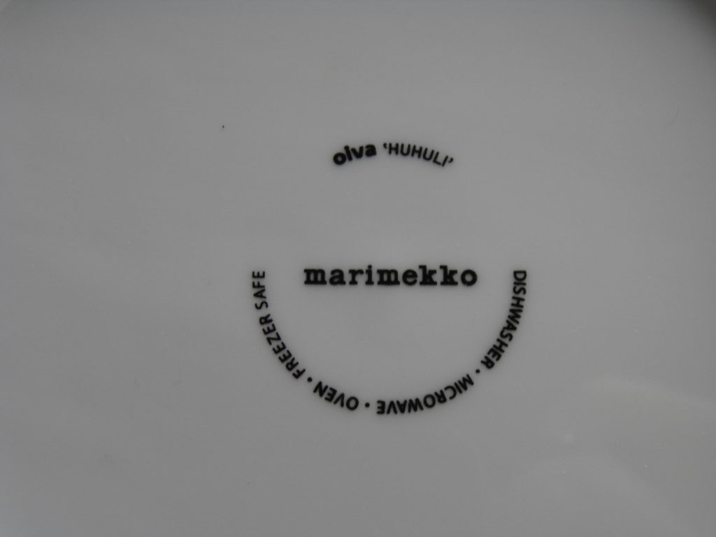 Huhuli lautanen Marimekko MYYTY - Image 3