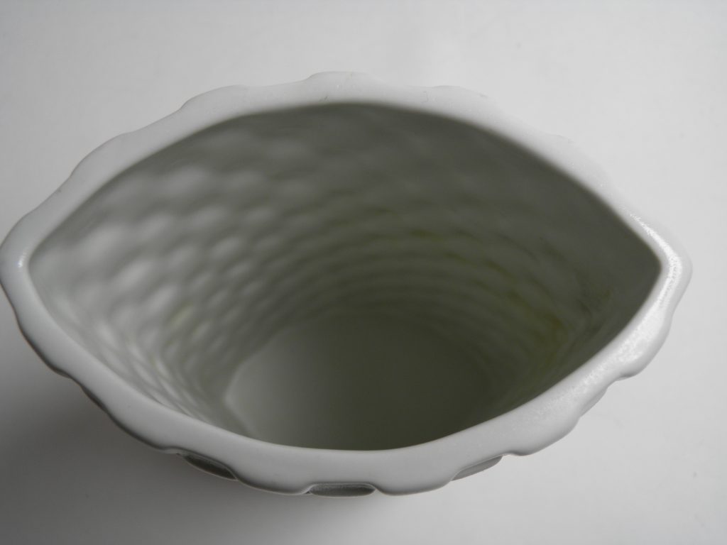 Harlekiini maljakko valkoinen 19,5 cm MYYTY - Image 3