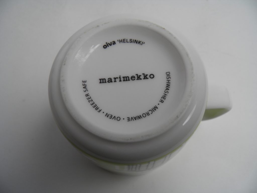 Helsinki muki vihreä Marimekko MYYTY - Image 4