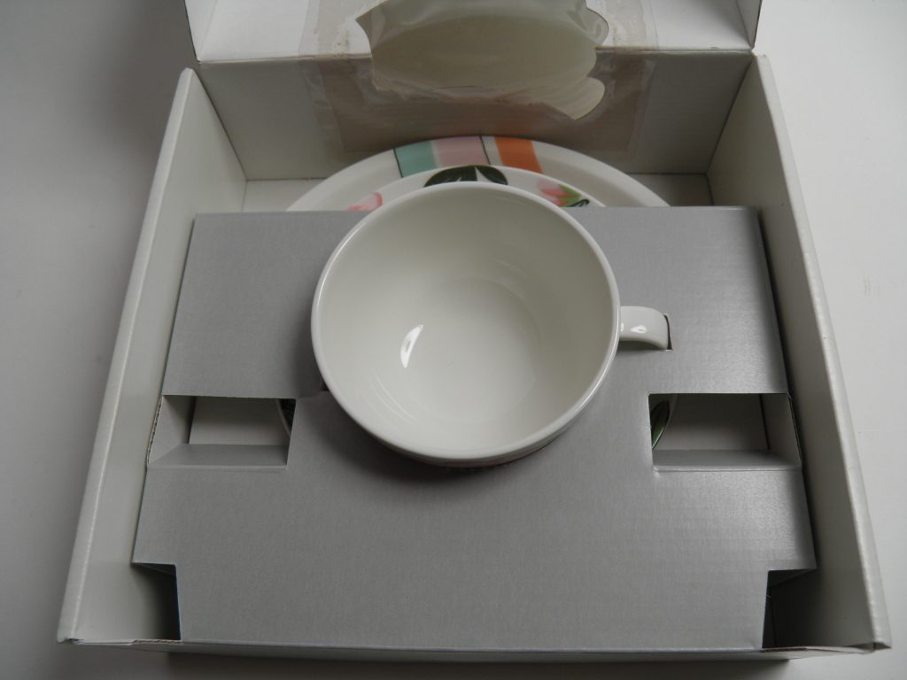 China Tea teekuppi ja 2 lautasta Arabia MYYTY - Image 5