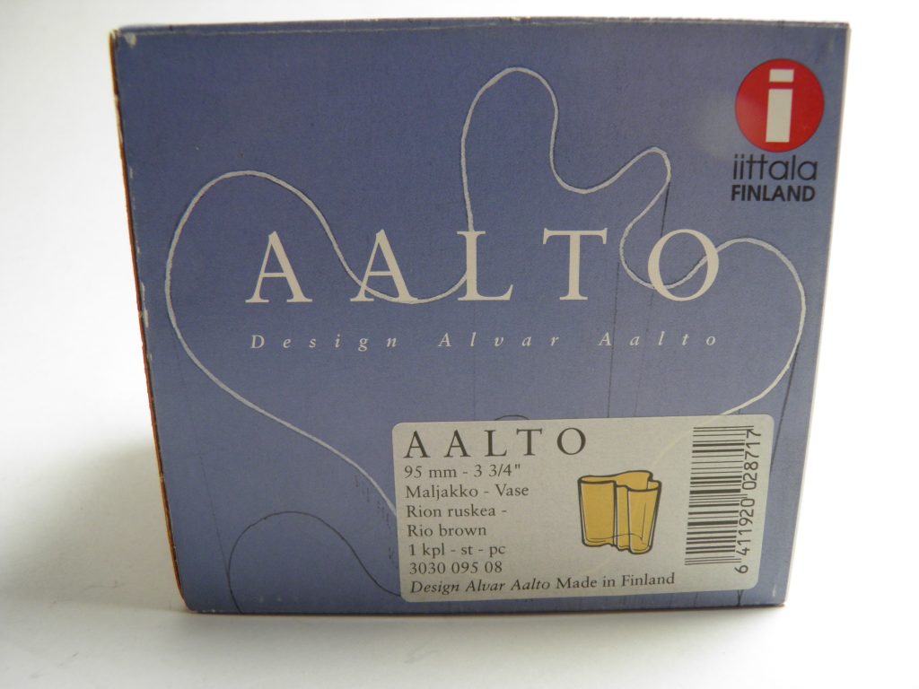 Aalto maljakko 95 mm Rion ruskea Iittala MYYTY - Image 5