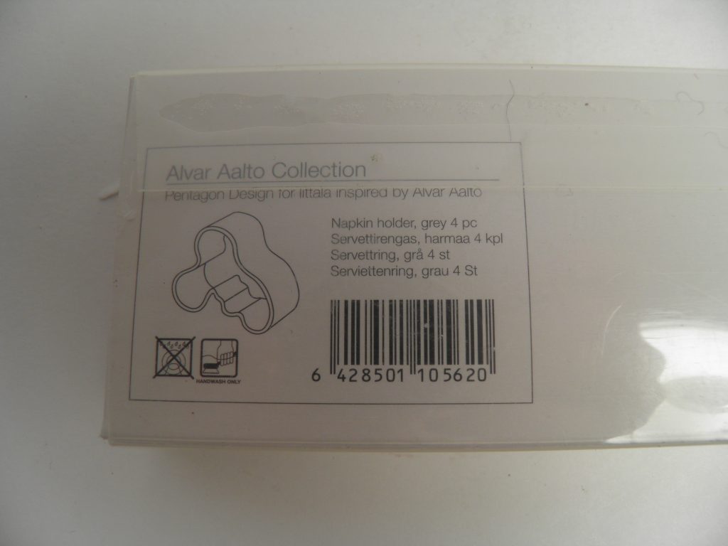 Alvar Aalto Collection Servettirenkaat 4 kpl MYYTY - Image 2