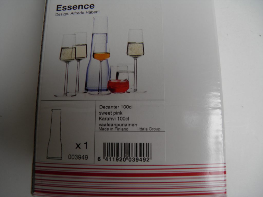 Essence kaadin/karahvi vaaleanpunainen Iittala MYYTY - Image 4