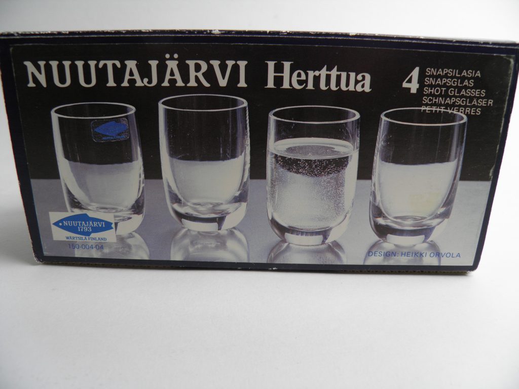 Herttua snapsilasit 4 kpl Heikki Orvola - Image 6