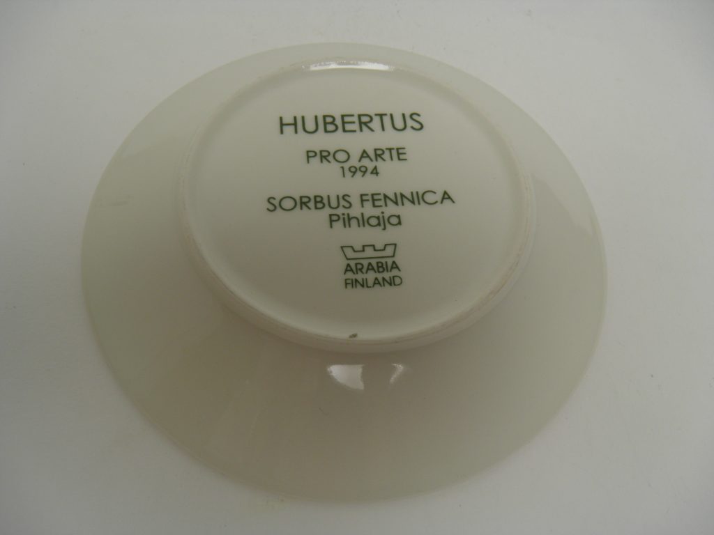 Hubertus Pihlaja lautanen Arabia MYYTY - Image 3