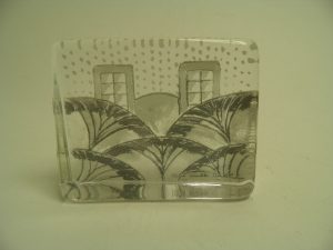 Lumikukkia lasikortti Iittala MYYTY Retronomi verkkokauppa