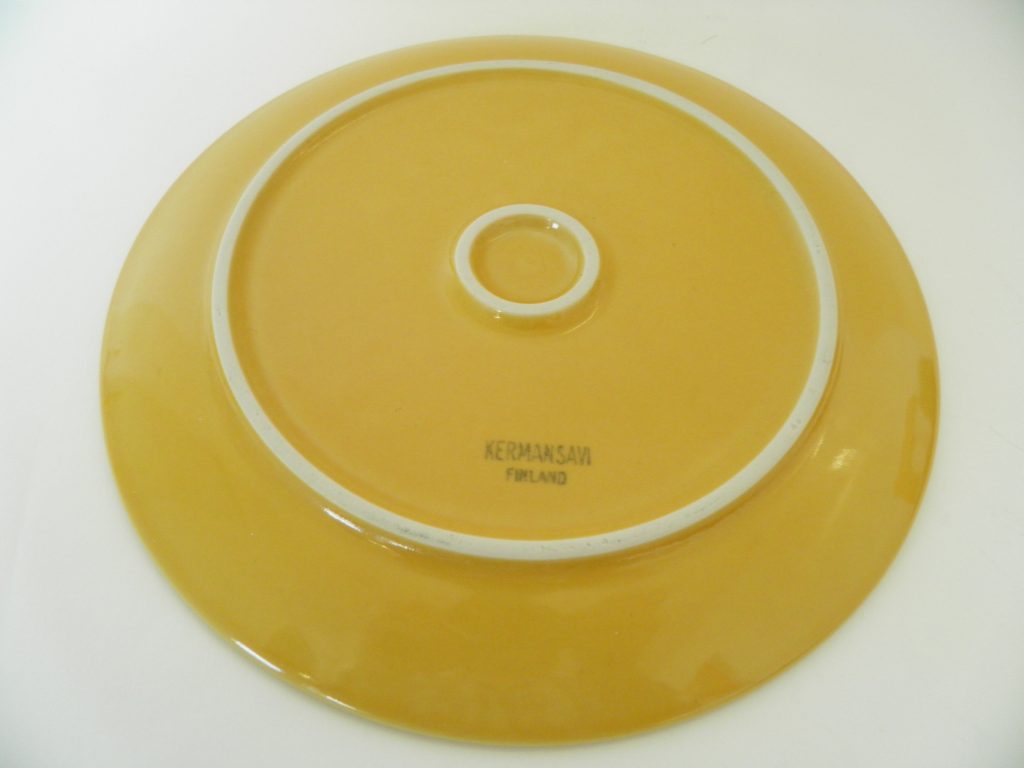 Oliivi -kakkulautanen keltainen - Image 3