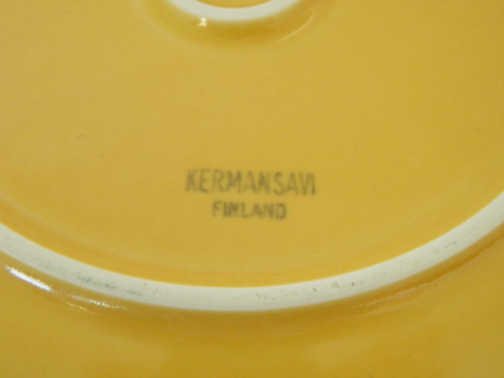 Oliivi -kakkulautanen keltainen - Image 4
