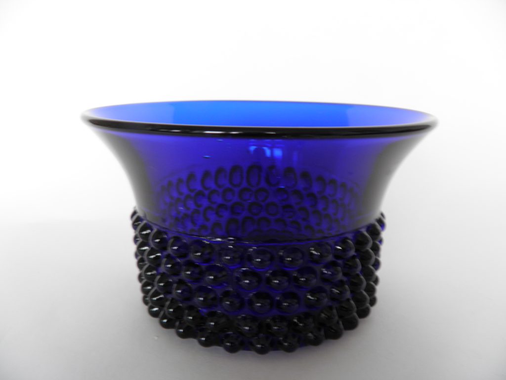 Fingertip bowl cobalt blue