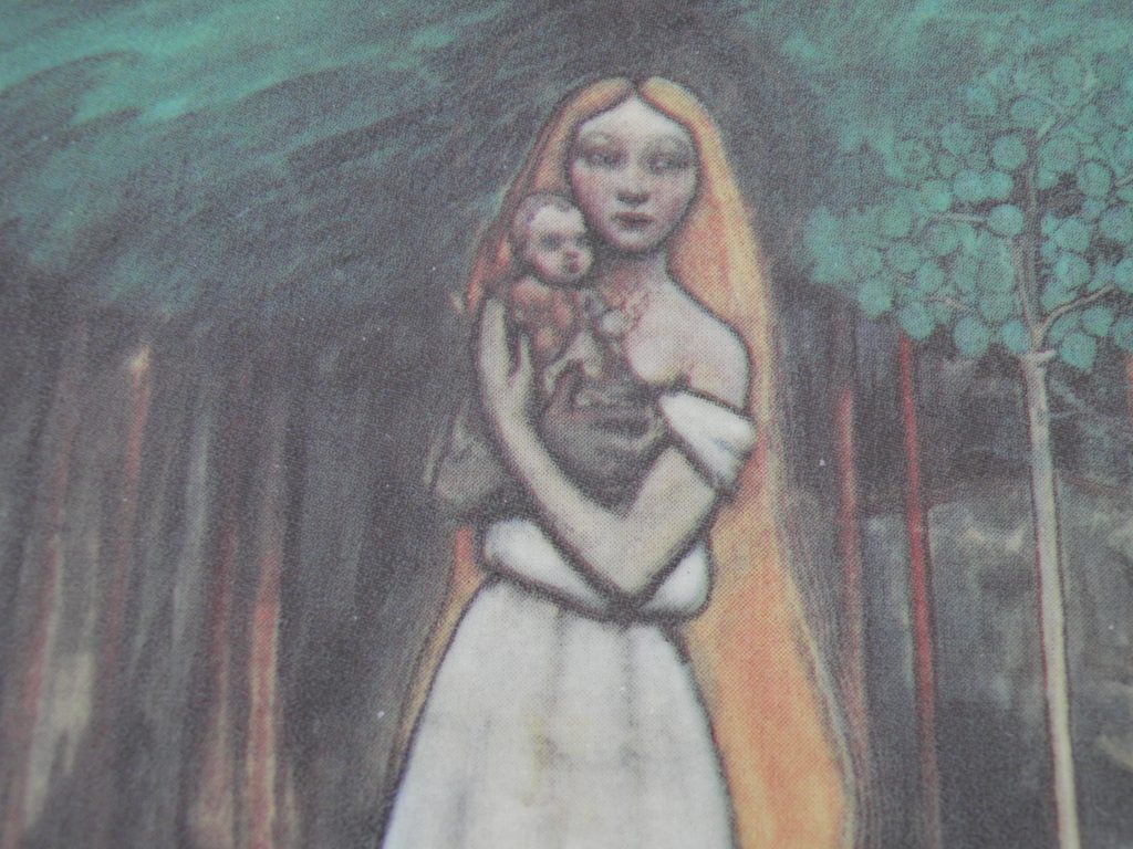 Marjatta ja Kristuslapsi seinälautanen Gallen-Kallela MYYTY - Image 2