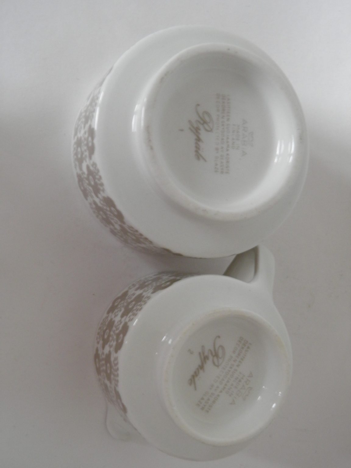 Rypäle sokerikko ja kermakko beige Arabia MYYTY - Image 3