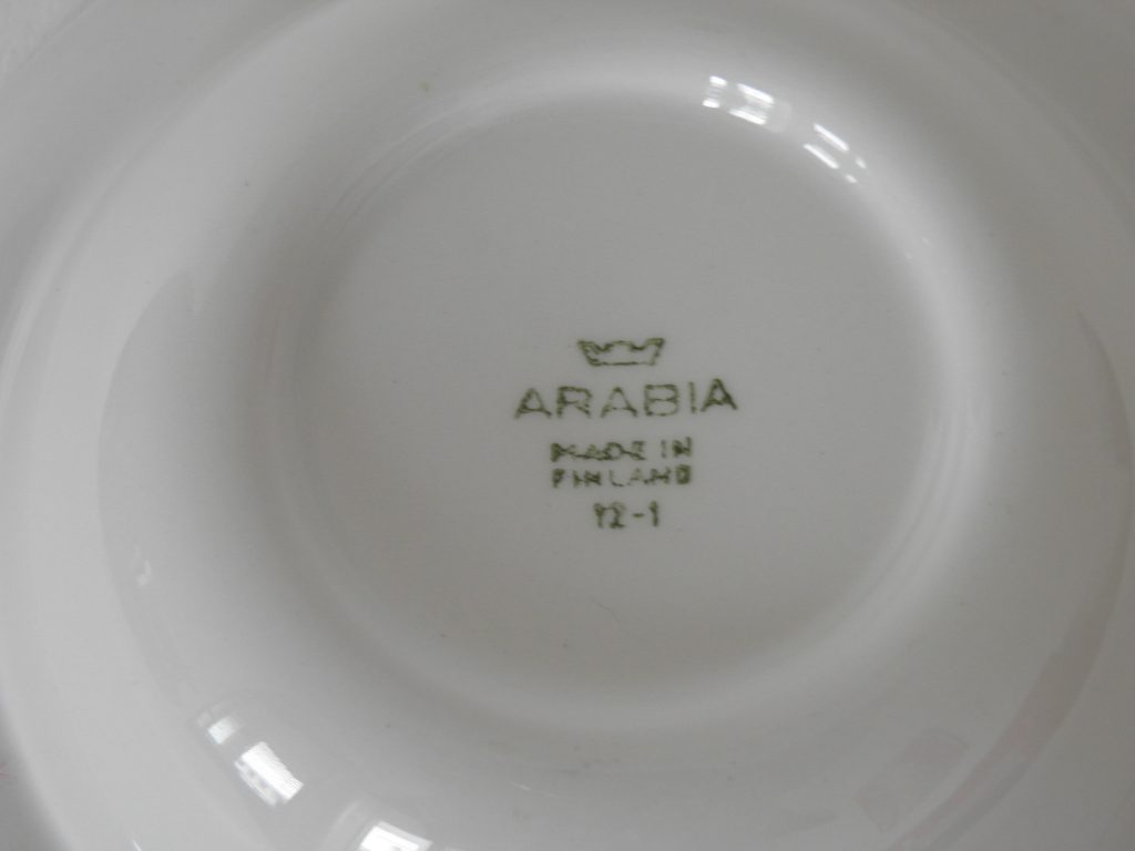 Lasten syvä lautanen Tytöt Arabia MYYTY - Image 4
