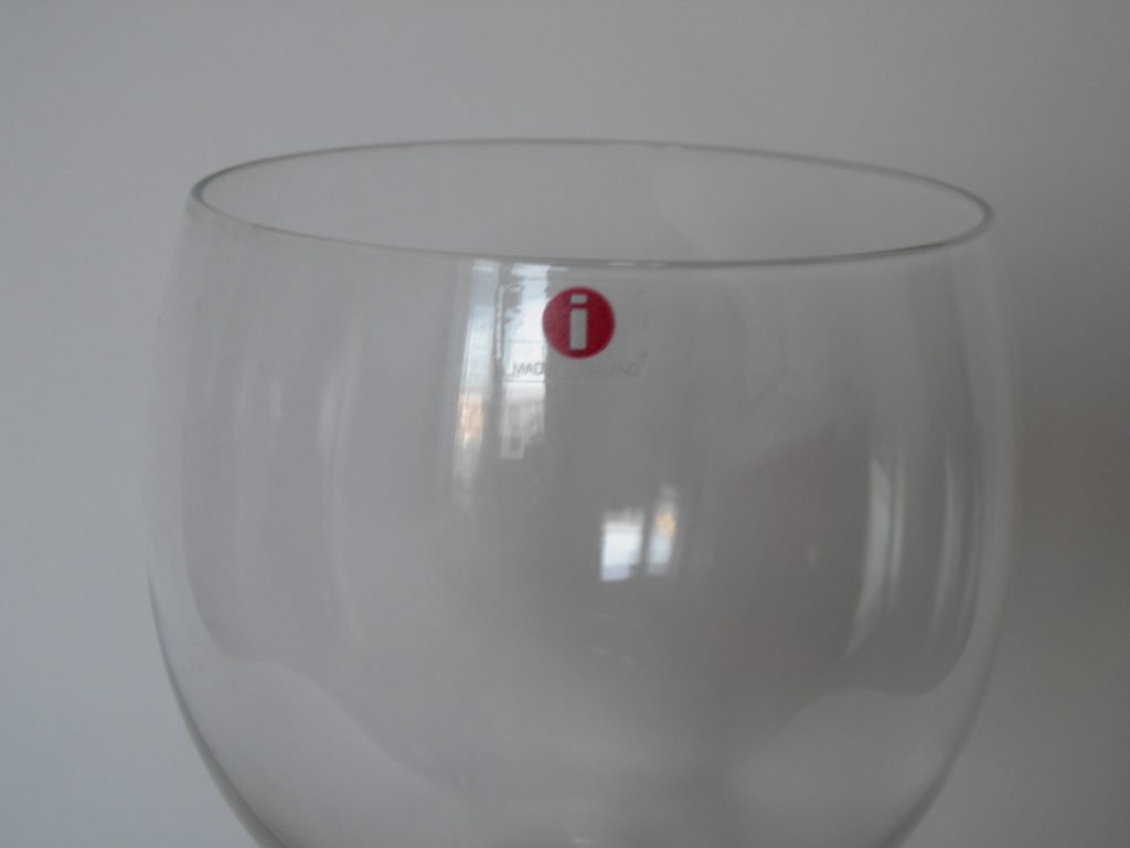 Mondo suuri viinilasi vihreä Iittala MYYTY - Image 2