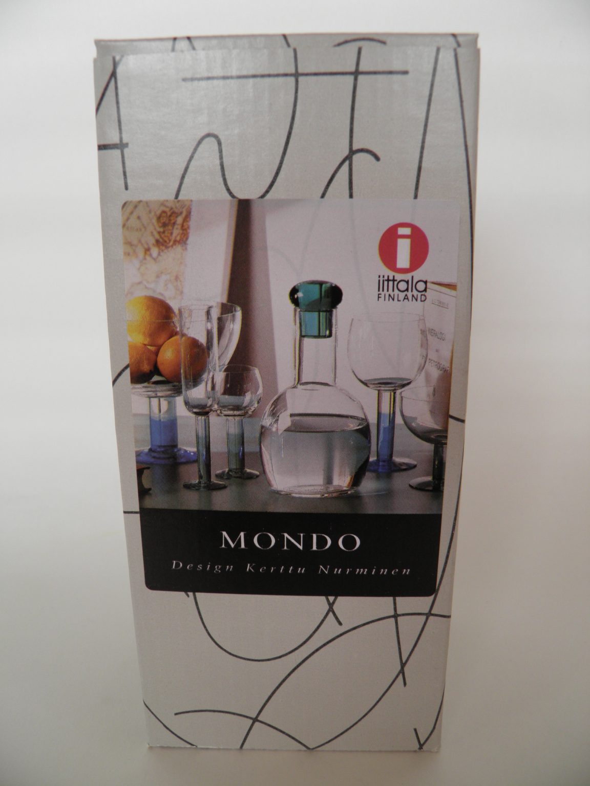 Mondo vesilasi sininen Iittala - Image 5