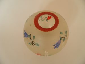 Maalattu maljakko pyöreä Riihimäen lasi Retronomi verkkokauppa