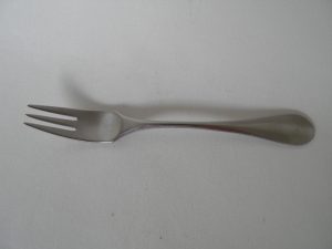 Mango -alkuruoka/jälkiruokahaarukka MYYTY Retronomi verkkokauppa