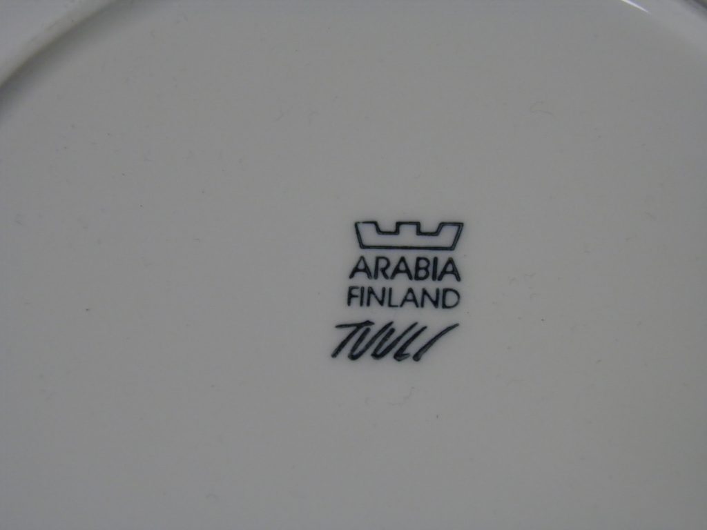 Merituuli lautanen 20 cm Arabia MYYTY - Image 4