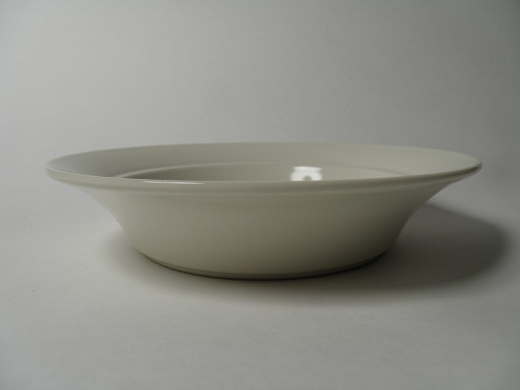 Laventeli keittolautanen valkoinen Kermansavi - Image 2