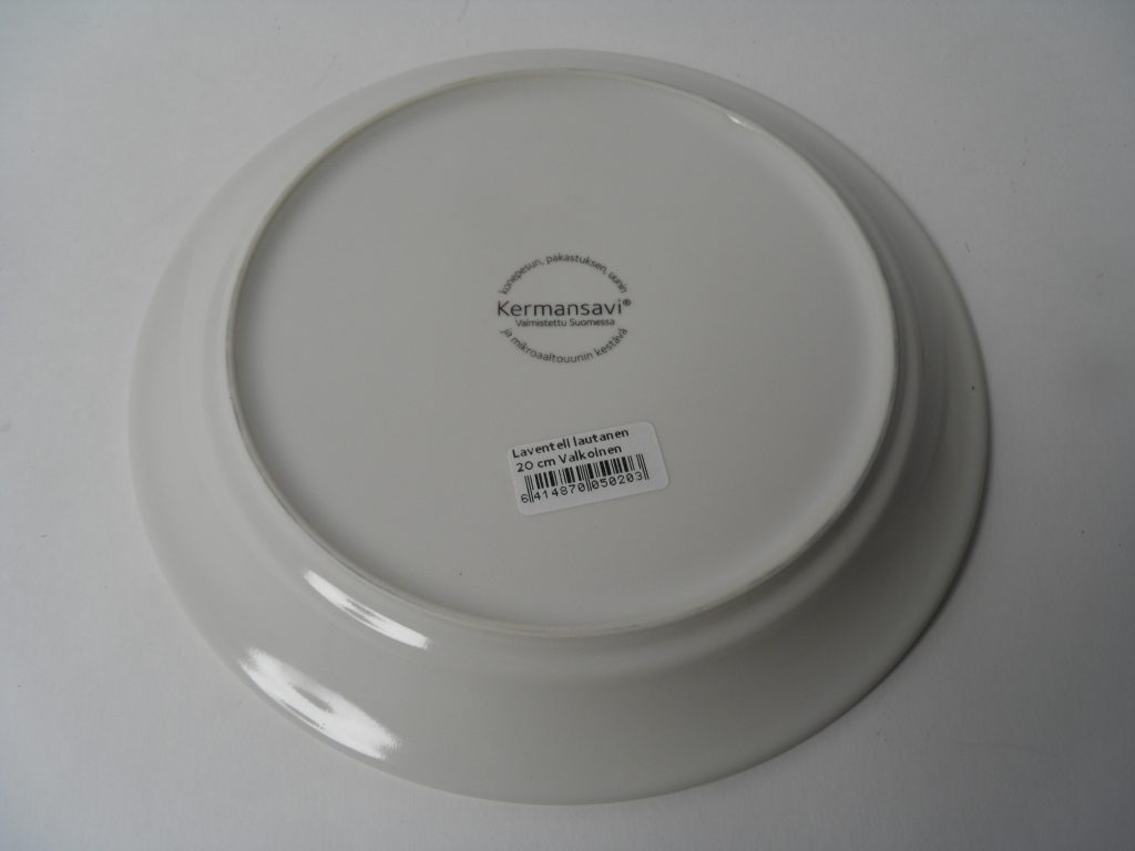 Laventeli lautanen 20 cm valkoinen - Image 3