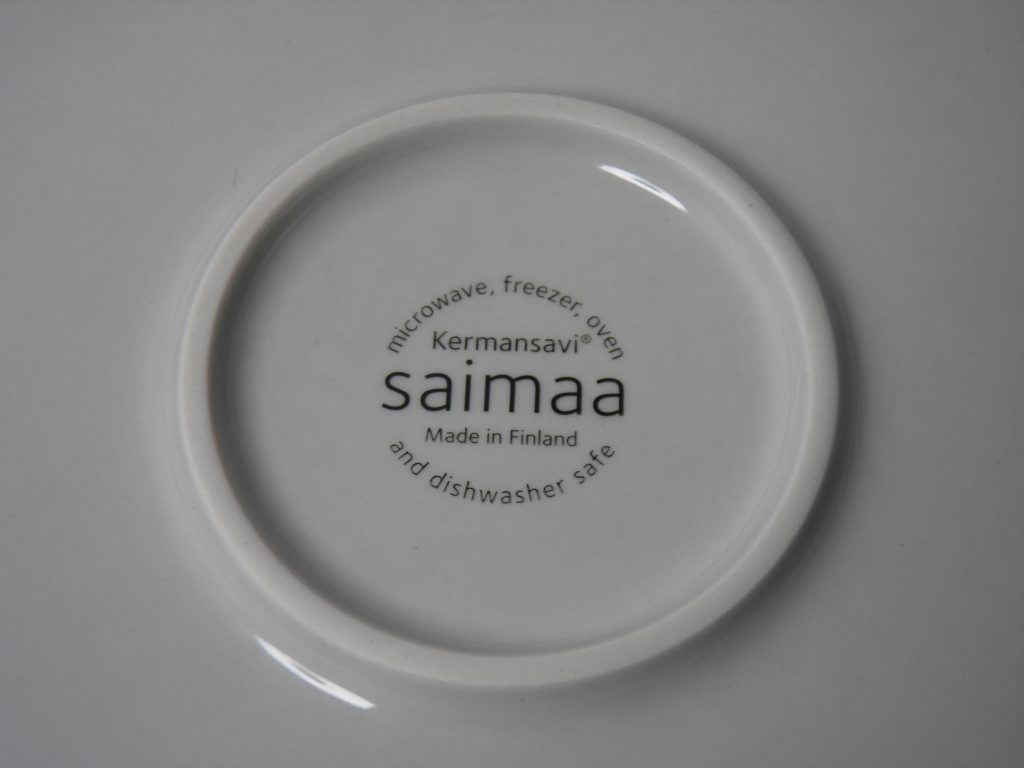 Saimaa lautanen harmaa Kermansavi MYYTY - Image 5