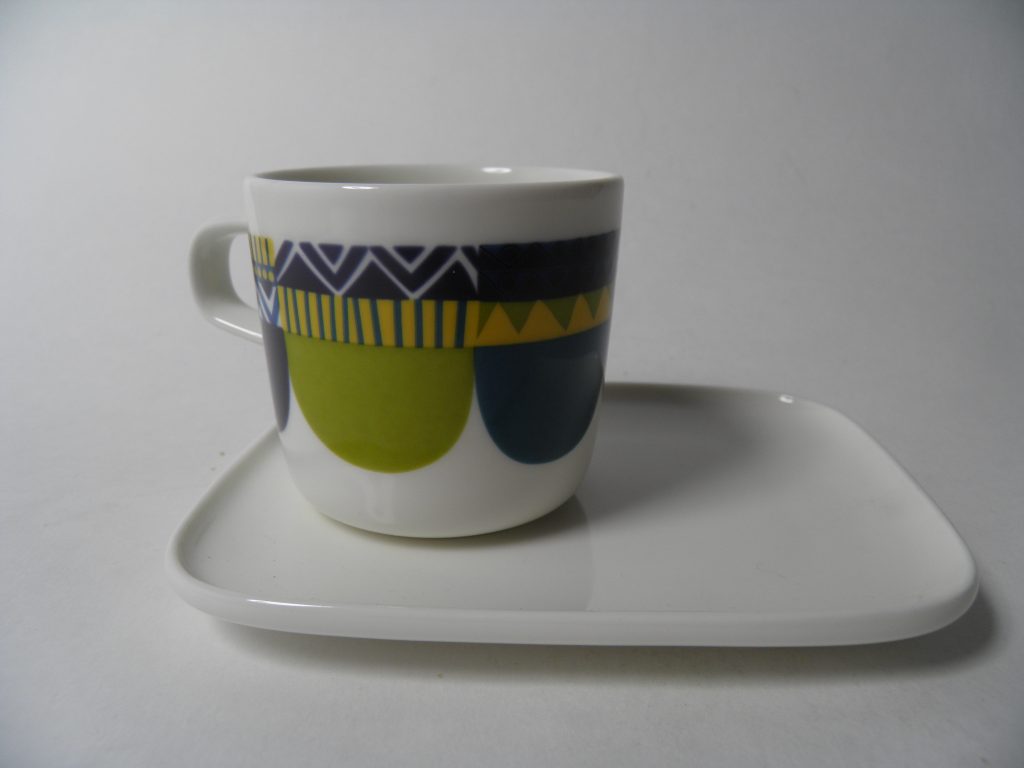 Lamppupampula kuppi ja lautanen Marimekko MYYTY - Image 2