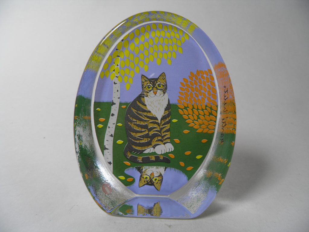 Lasikortti Syksy lammella Iittala
